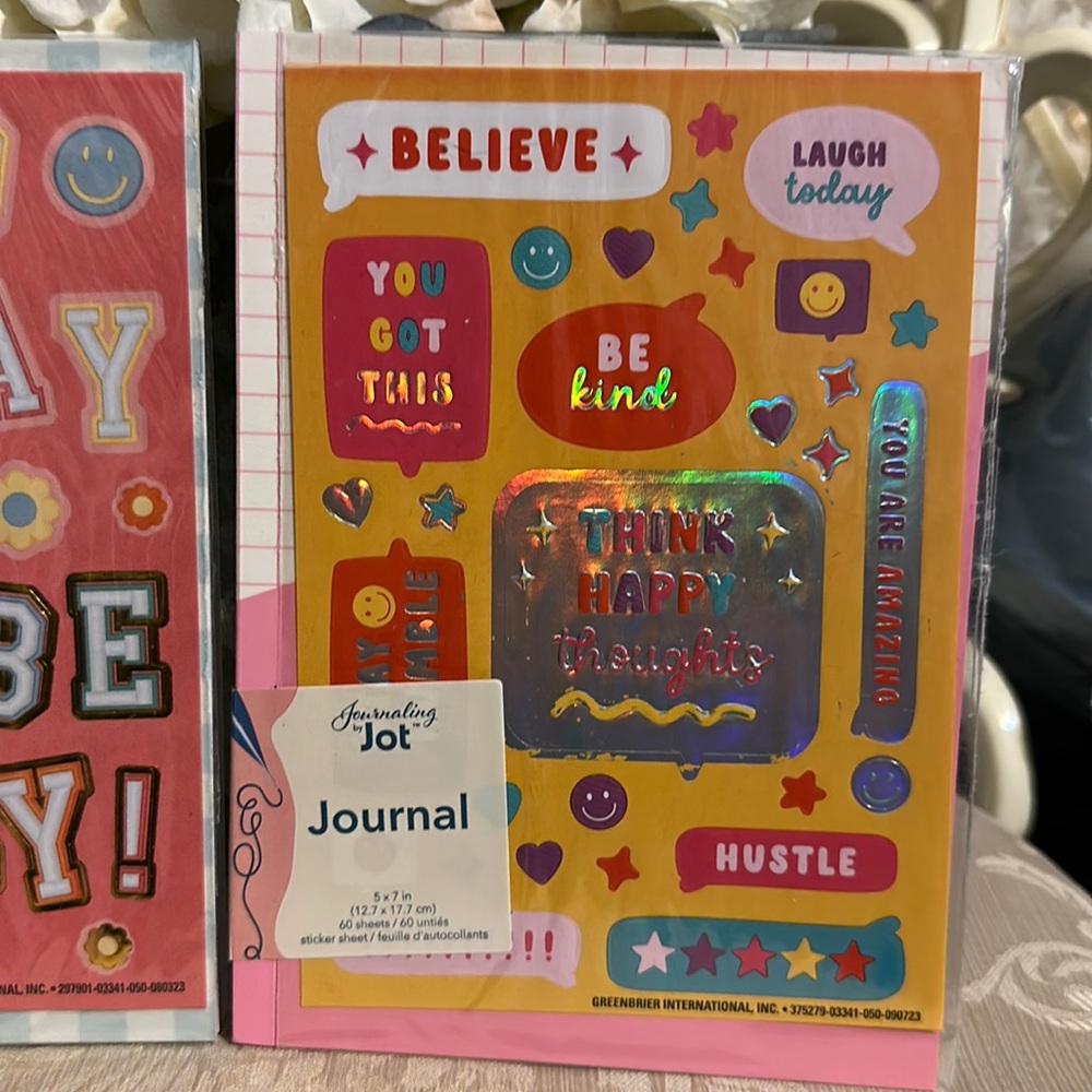 Jot Journal Set with Colorful Stickers